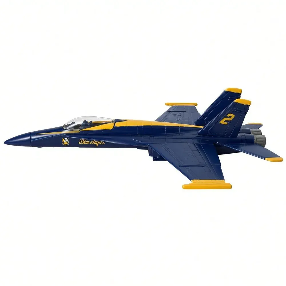 Blue Angels F/A-18 Hornet Plastic Jet | Navy Fighter Plane Model (9